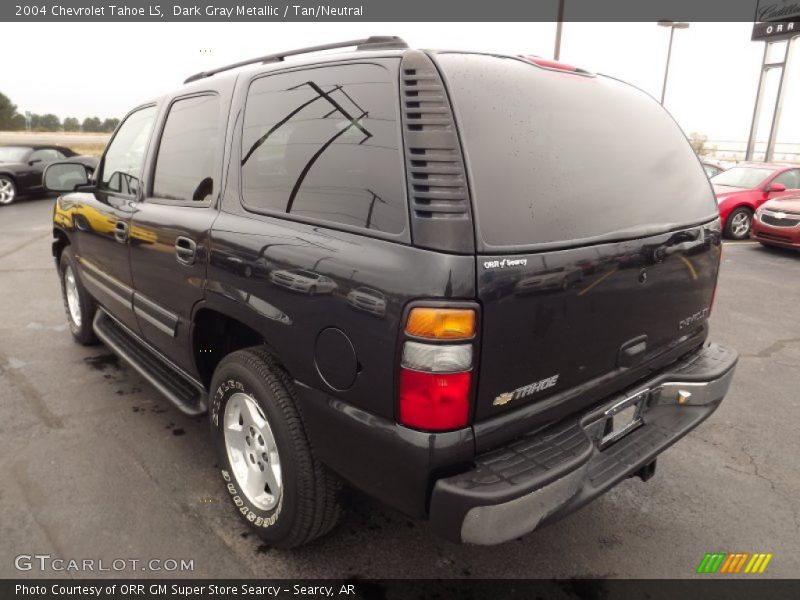 Dark Gray Metallic / Tan/Neutral 2004 Chevrolet Tahoe LS