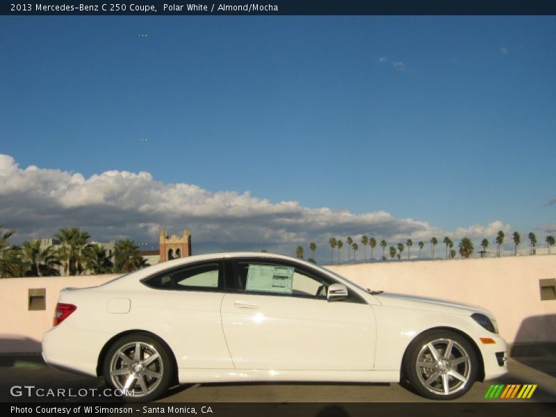 Polar White / Almond/Mocha 2013 Mercedes-Benz C 250 Coupe