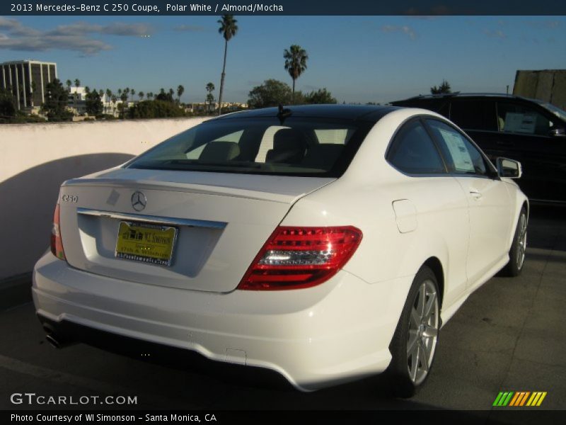Polar White / Almond/Mocha 2013 Mercedes-Benz C 250 Coupe