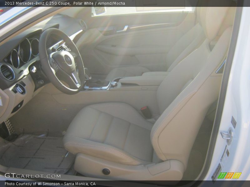 Polar White / Almond/Mocha 2013 Mercedes-Benz C 250 Coupe