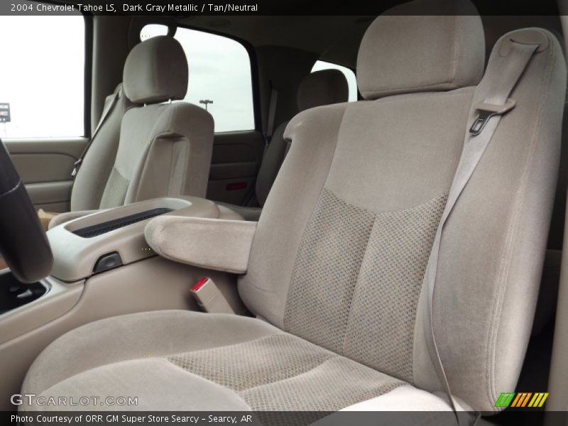 Dark Gray Metallic / Tan/Neutral 2004 Chevrolet Tahoe LS