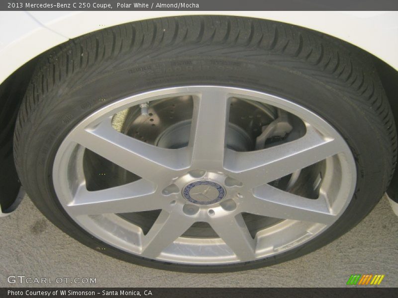 Polar White / Almond/Mocha 2013 Mercedes-Benz C 250 Coupe