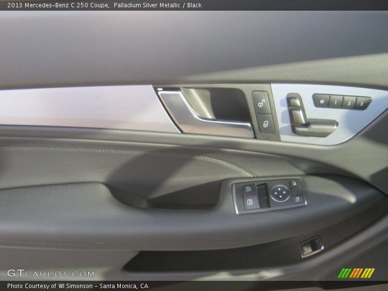 Palladium Silver Metallic / Black 2013 Mercedes-Benz C 250 Coupe