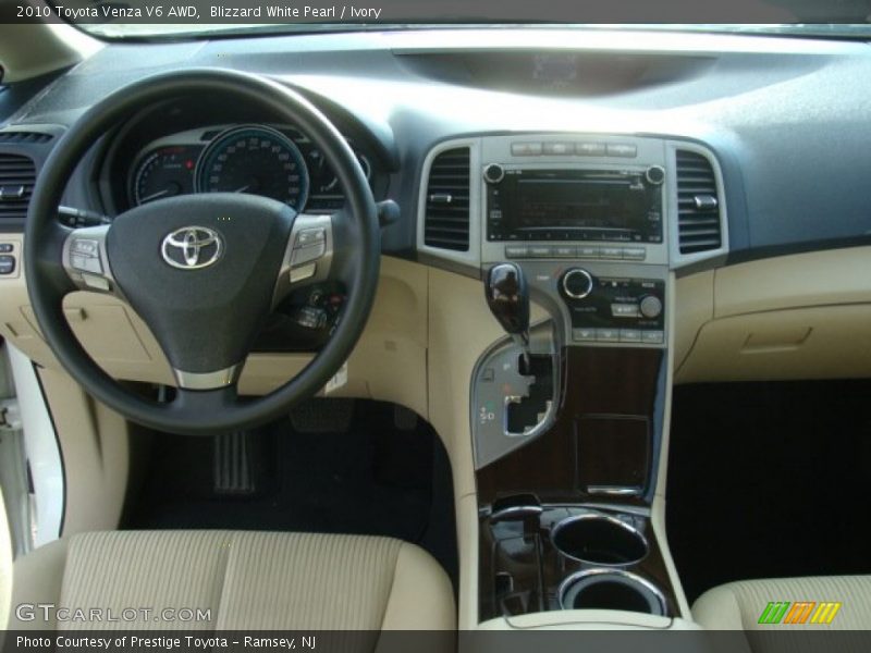 Blizzard White Pearl / Ivory 2010 Toyota Venza V6 AWD