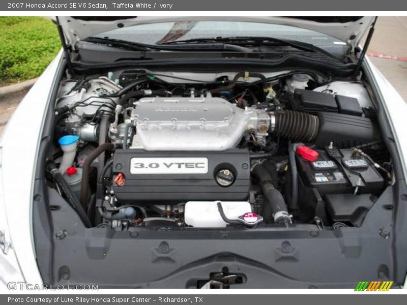Taffeta White / Ivory 2007 Honda Accord SE V6 Sedan