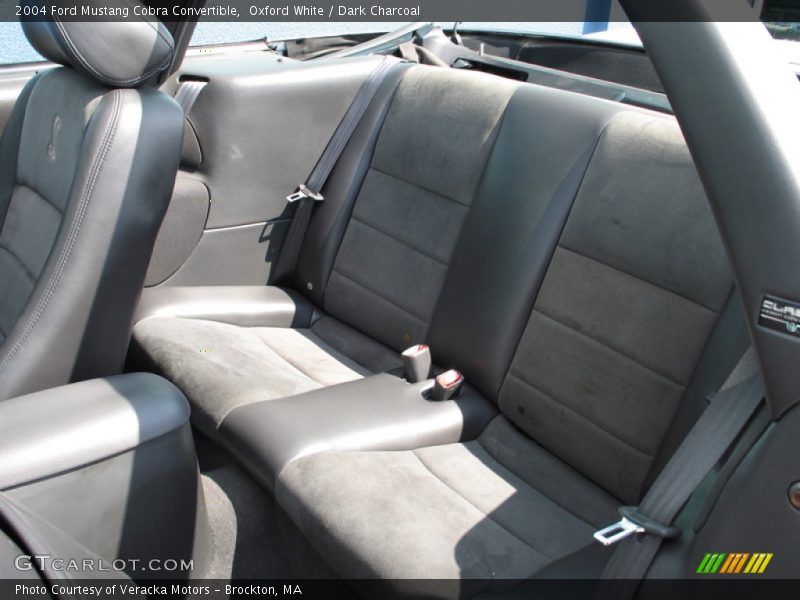 Rear Seat of 2004 Mustang Cobra Convertible