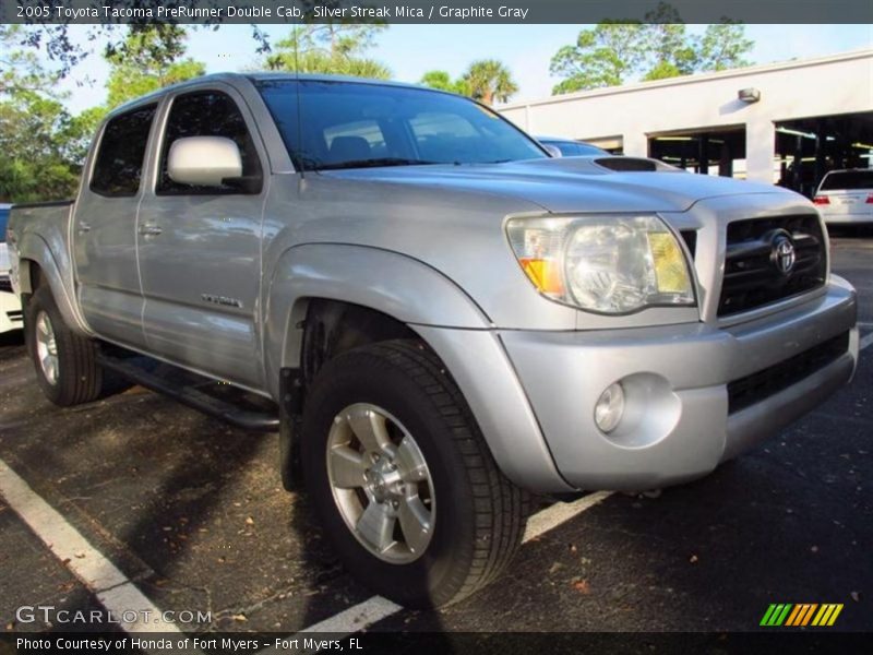 Silver Streak Mica / Graphite Gray 2005 Toyota Tacoma PreRunner Double Cab