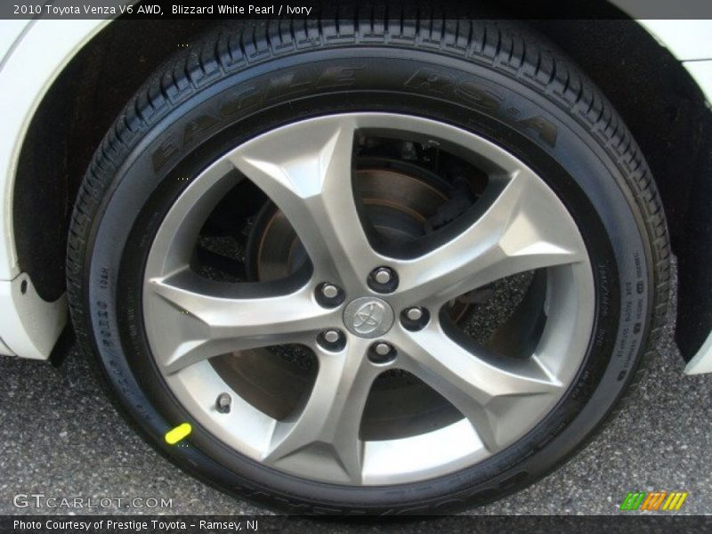Blizzard White Pearl / Ivory 2010 Toyota Venza V6 AWD