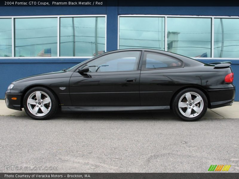 Phantom Black Metallic / Red 2004 Pontiac GTO Coupe
