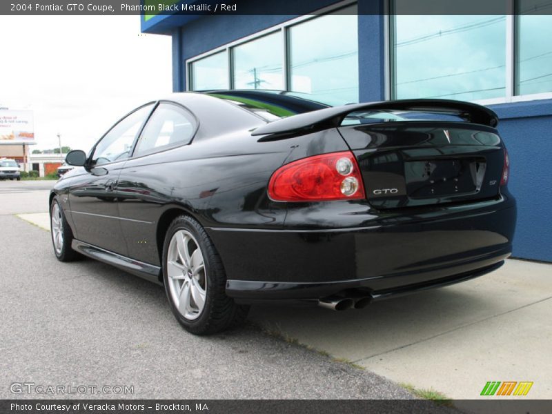Phantom Black Metallic / Red 2004 Pontiac GTO Coupe