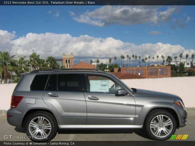 Palladium Silver Metallic / Black 2013 Mercedes-Benz GLK 350