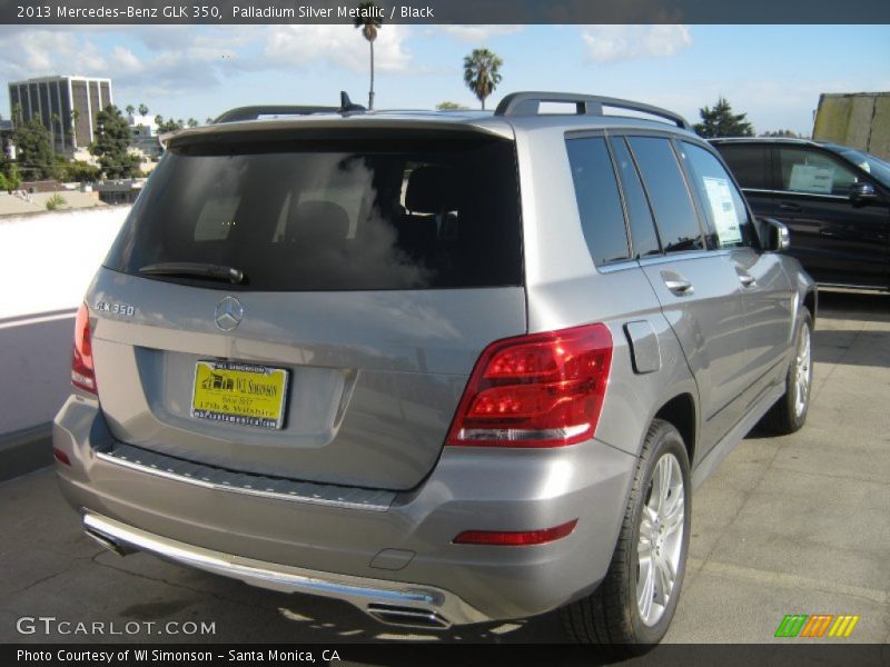 Palladium Silver Metallic / Black 2013 Mercedes-Benz GLK 350