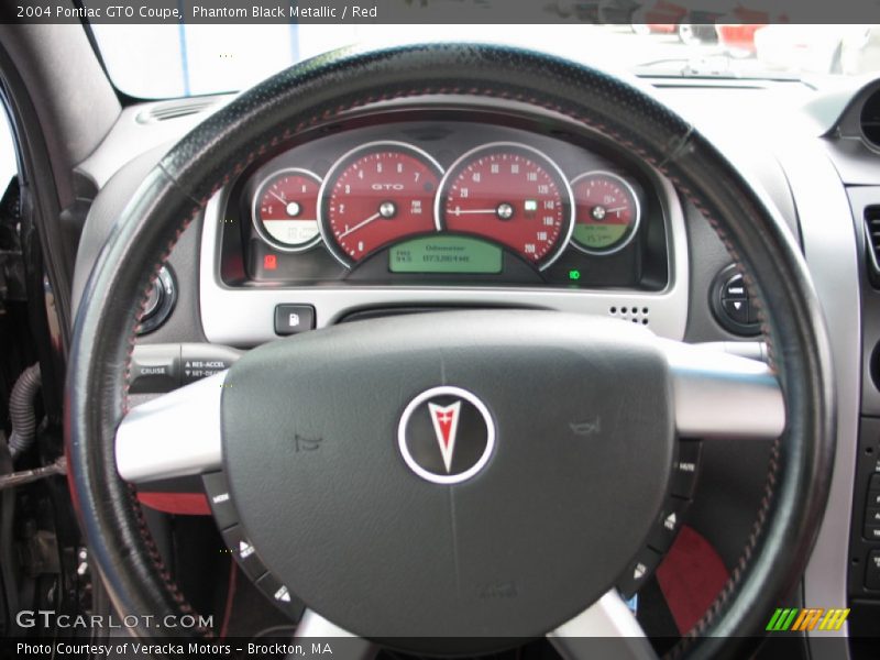 Phantom Black Metallic / Red 2004 Pontiac GTO Coupe