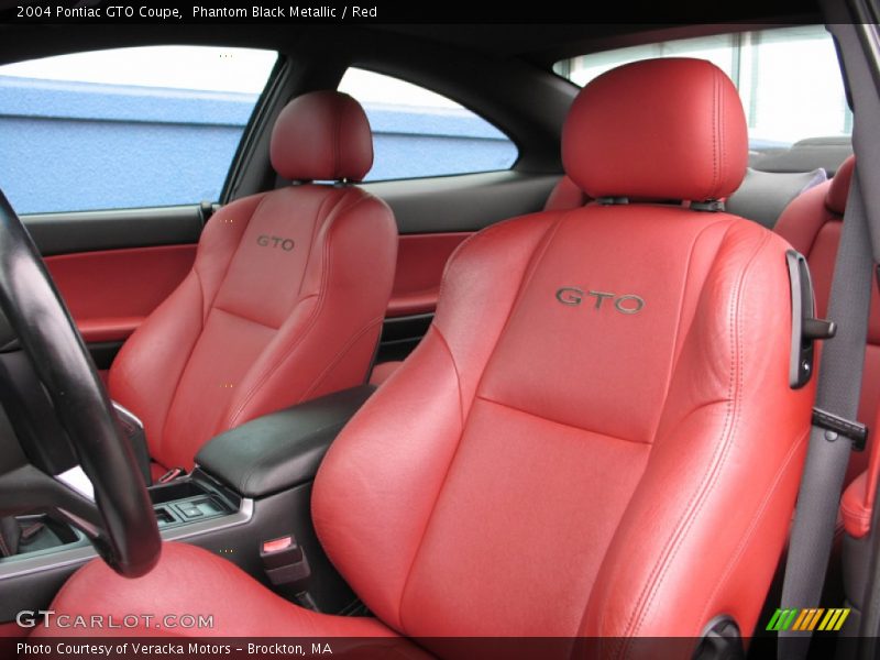 Phantom Black Metallic / Red 2004 Pontiac GTO Coupe