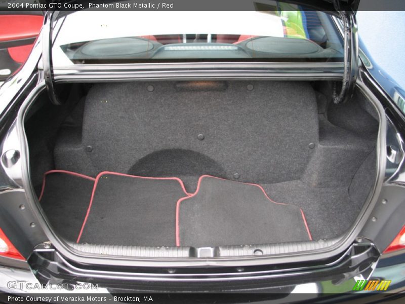 Phantom Black Metallic / Red 2004 Pontiac GTO Coupe