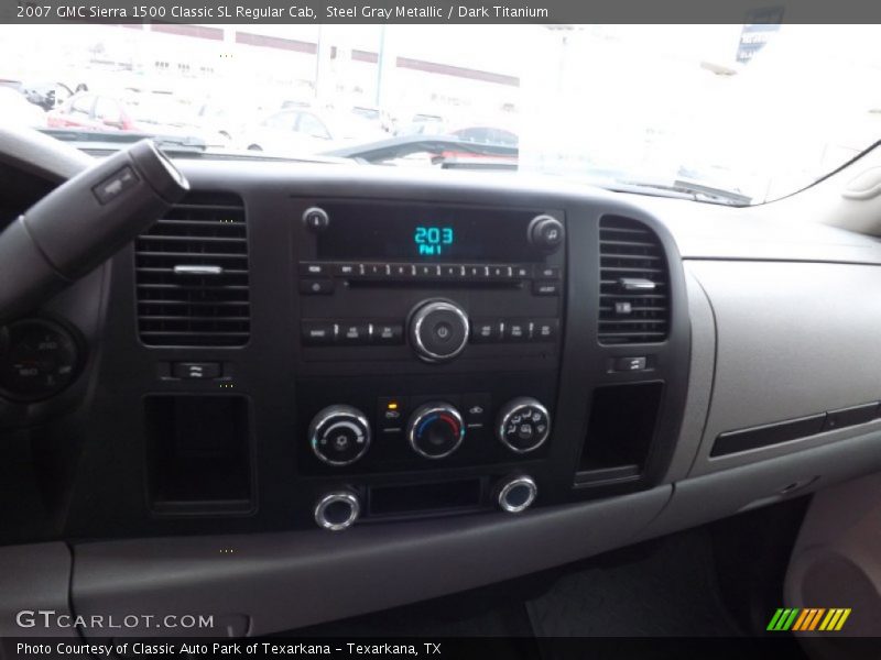 Steel Gray Metallic / Dark Titanium 2007 GMC Sierra 1500 Classic SL Regular Cab