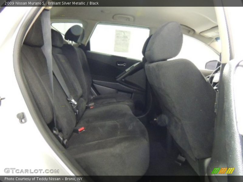 Brilliant Silver Metallic / Black 2009 Nissan Murano S