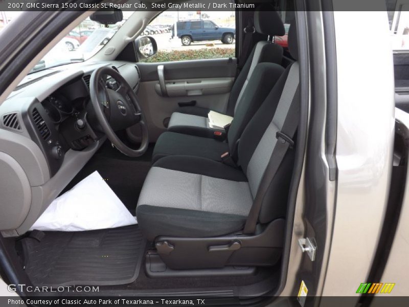 Steel Gray Metallic / Dark Titanium 2007 GMC Sierra 1500 Classic SL Regular Cab