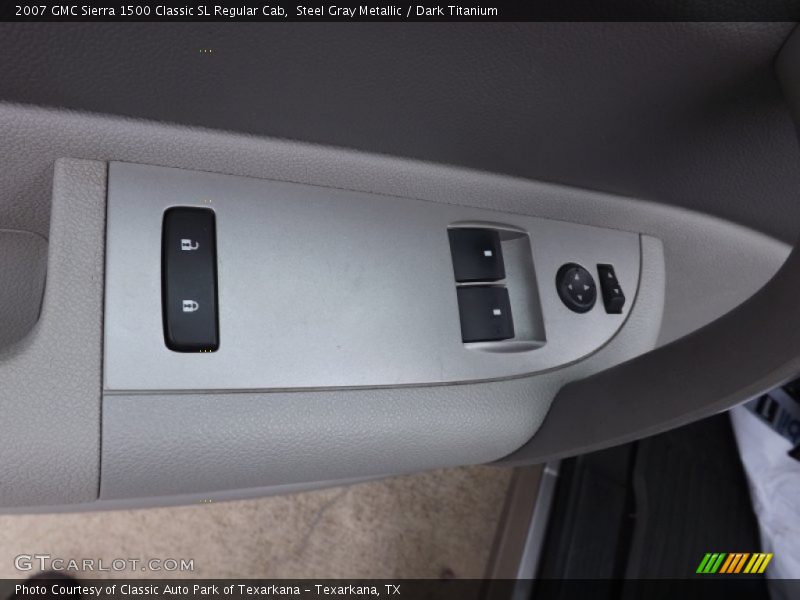 Steel Gray Metallic / Dark Titanium 2007 GMC Sierra 1500 Classic SL Regular Cab