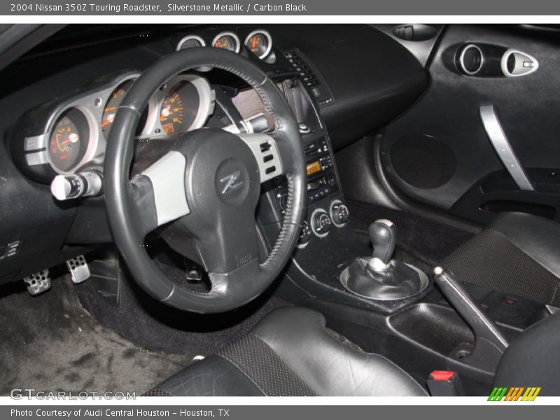Silverstone Metallic / Carbon Black 2004 Nissan 350Z Touring Roadster
