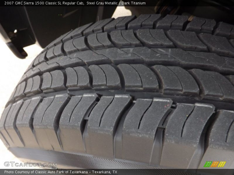 Steel Gray Metallic / Dark Titanium 2007 GMC Sierra 1500 Classic SL Regular Cab