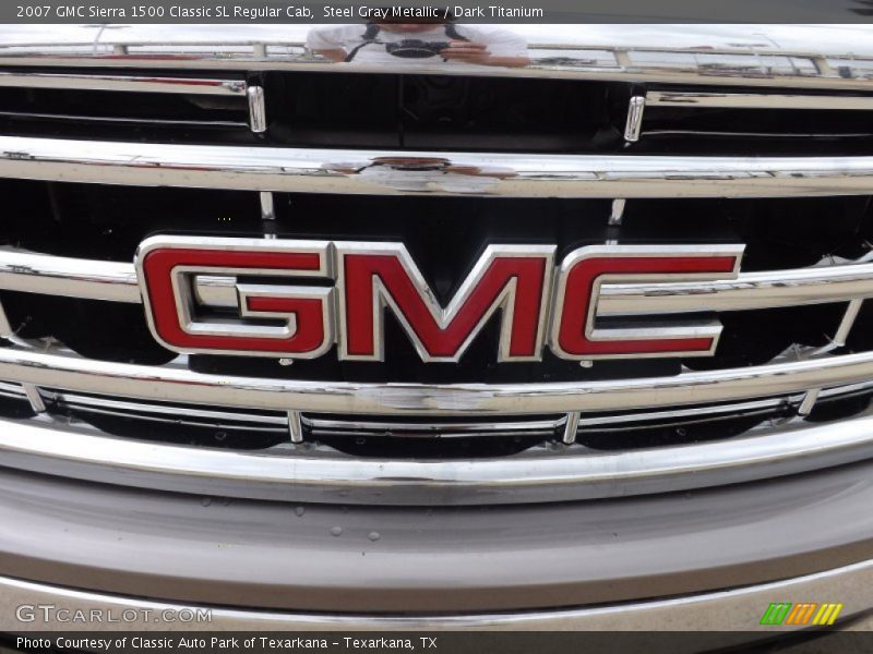 Steel Gray Metallic / Dark Titanium 2007 GMC Sierra 1500 Classic SL Regular Cab