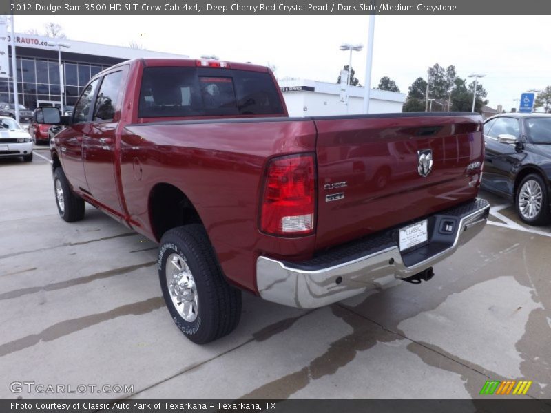 Deep Cherry Red Crystal Pearl / Dark Slate/Medium Graystone 2012 Dodge Ram 3500 HD SLT Crew Cab 4x4