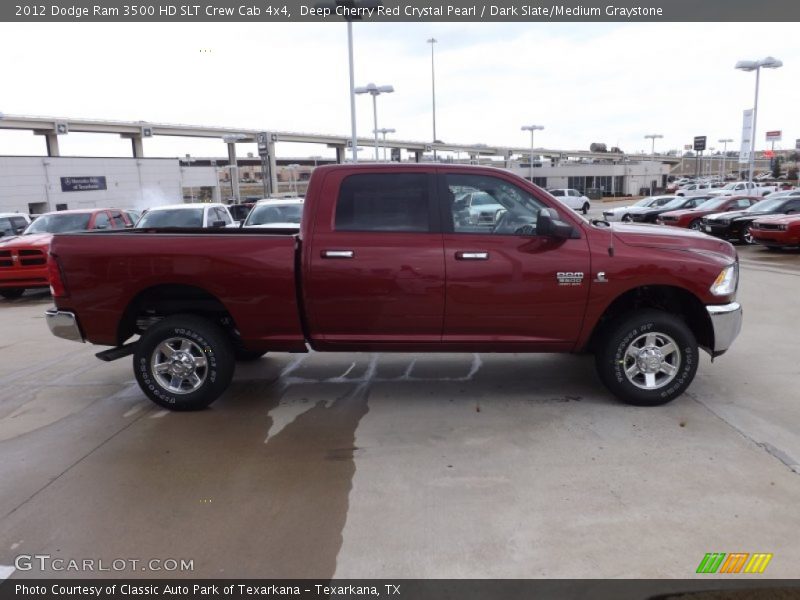 Deep Cherry Red Crystal Pearl / Dark Slate/Medium Graystone 2012 Dodge Ram 3500 HD SLT Crew Cab 4x4