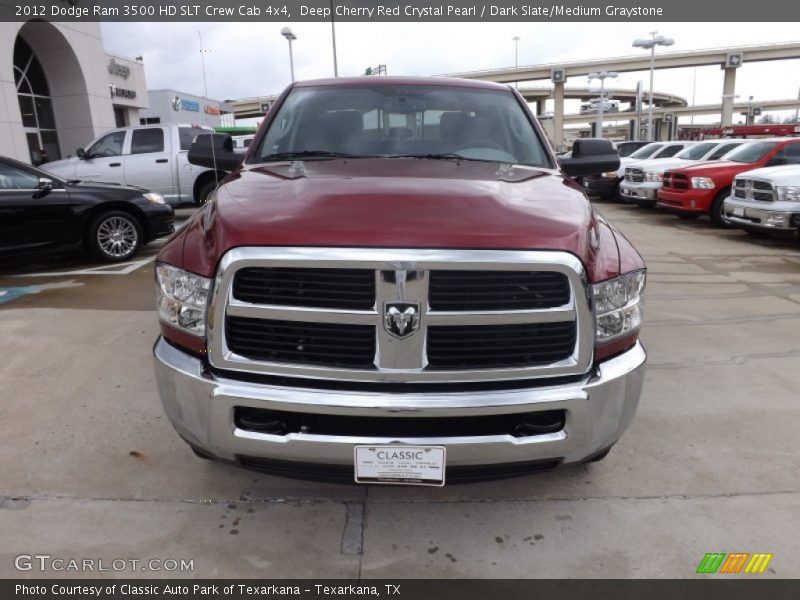 Deep Cherry Red Crystal Pearl / Dark Slate/Medium Graystone 2012 Dodge Ram 3500 HD SLT Crew Cab 4x4