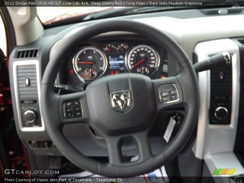 Deep Cherry Red Crystal Pearl / Dark Slate/Medium Graystone 2012 Dodge Ram 3500 HD SLT Crew Cab 4x4