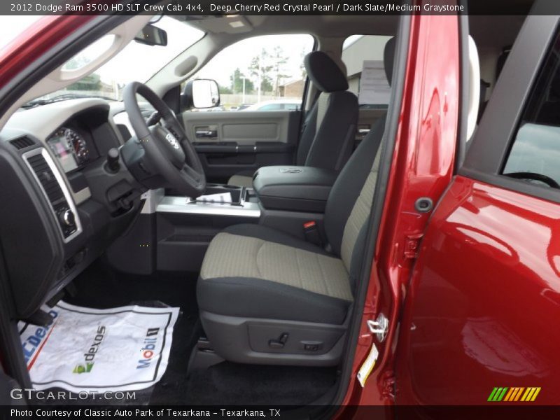 Deep Cherry Red Crystal Pearl / Dark Slate/Medium Graystone 2012 Dodge Ram 3500 HD SLT Crew Cab 4x4