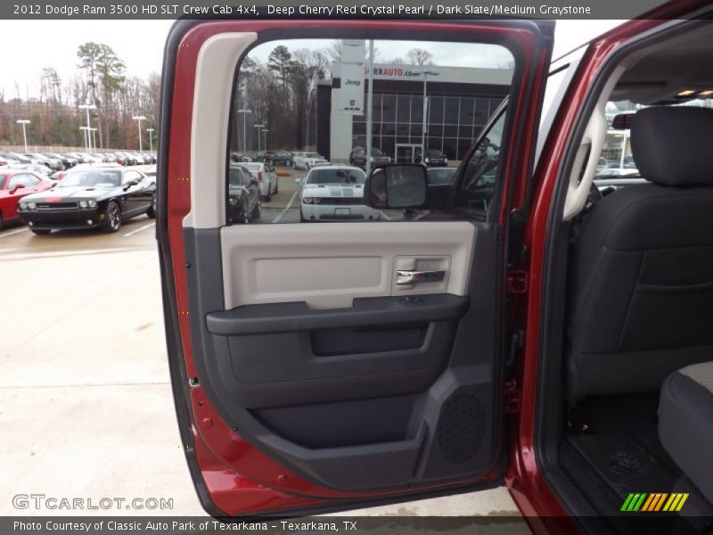 Deep Cherry Red Crystal Pearl / Dark Slate/Medium Graystone 2012 Dodge Ram 3500 HD SLT Crew Cab 4x4