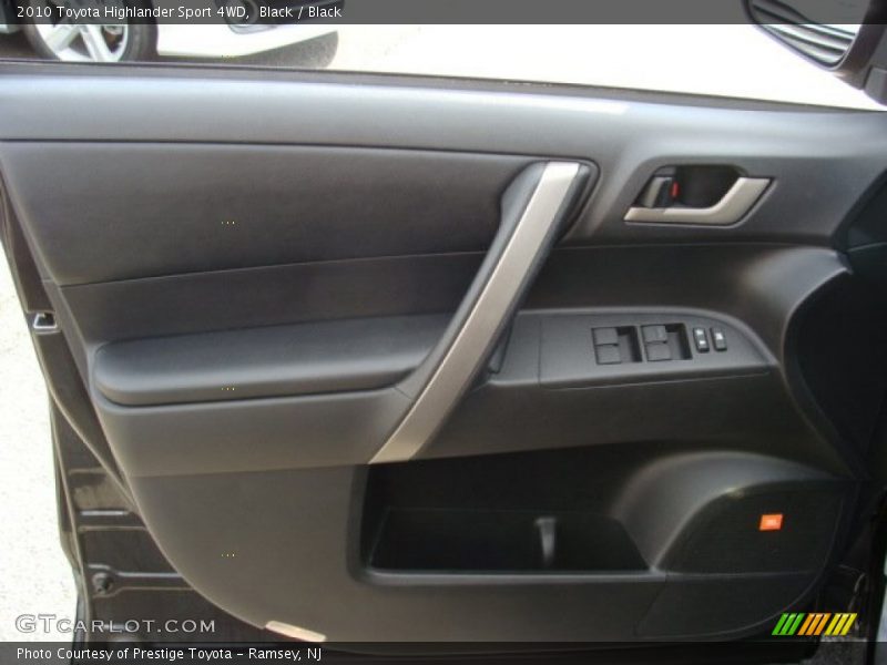 Black / Black 2010 Toyota Highlander Sport 4WD