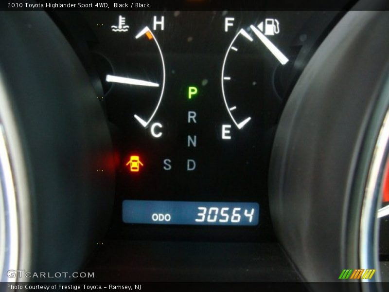 Black / Black 2010 Toyota Highlander Sport 4WD