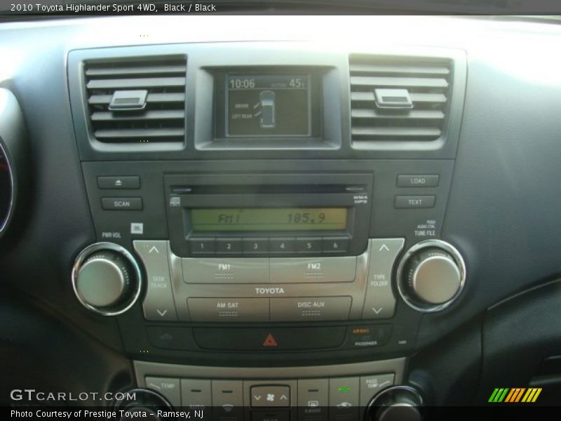 Black / Black 2010 Toyota Highlander Sport 4WD