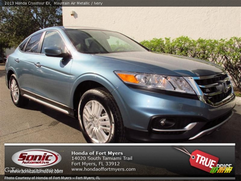 Mountain Air Metallic / Ivory 2013 Honda Crosstour EX