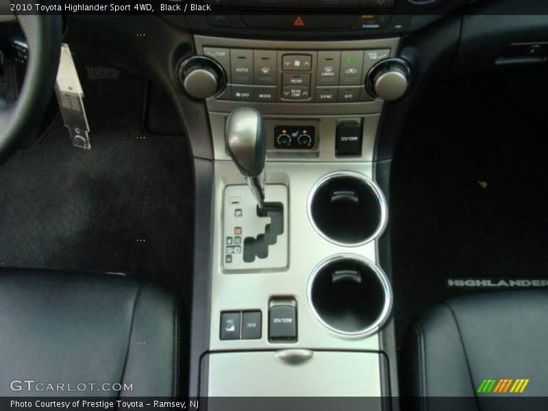Black / Black 2010 Toyota Highlander Sport 4WD