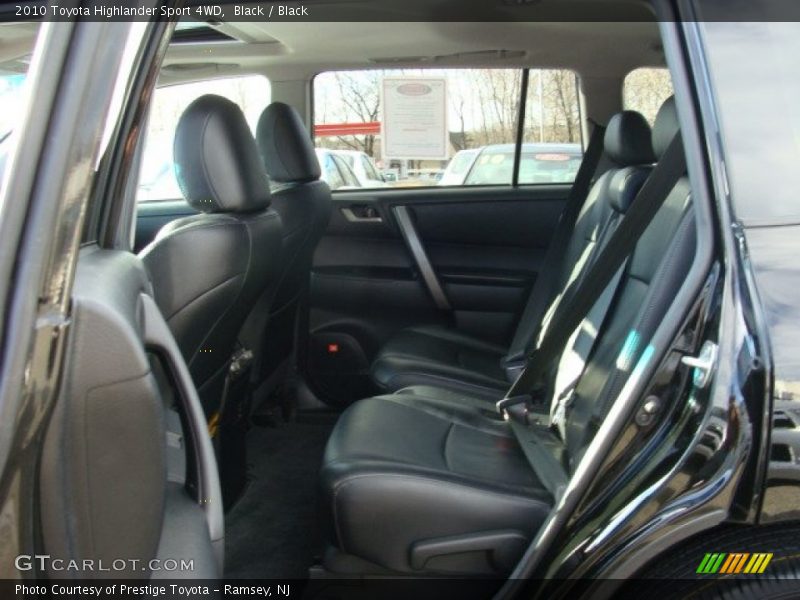 Black / Black 2010 Toyota Highlander Sport 4WD