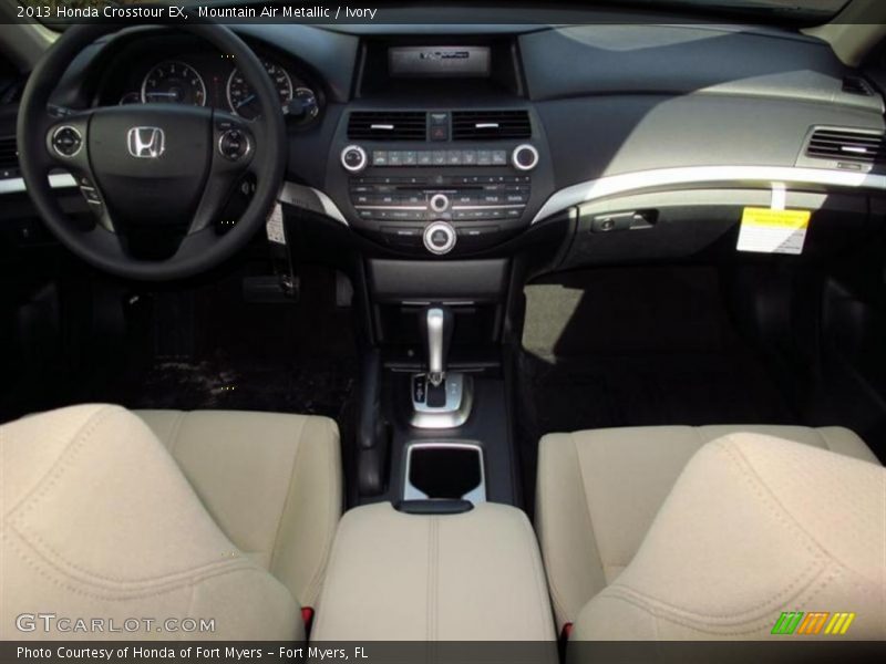 Mountain Air Metallic / Ivory 2013 Honda Crosstour EX