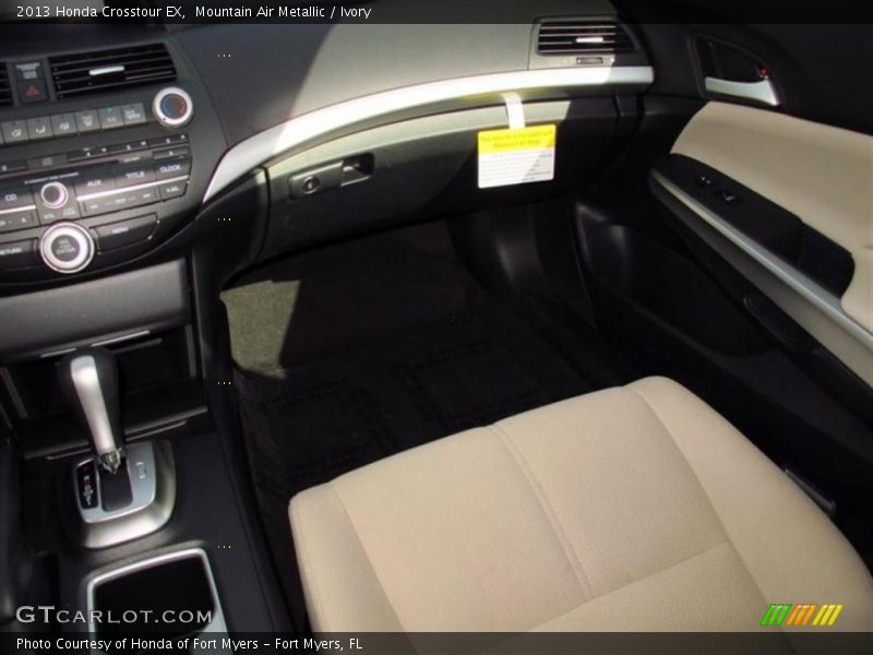 Mountain Air Metallic / Ivory 2013 Honda Crosstour EX