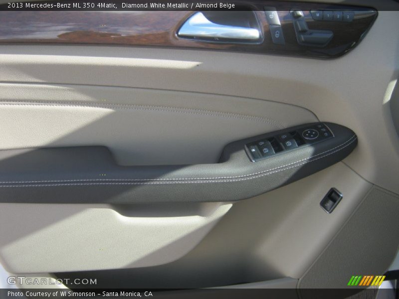 Diamond White Metallic / Almond Beige 2013 Mercedes-Benz ML 350 4Matic