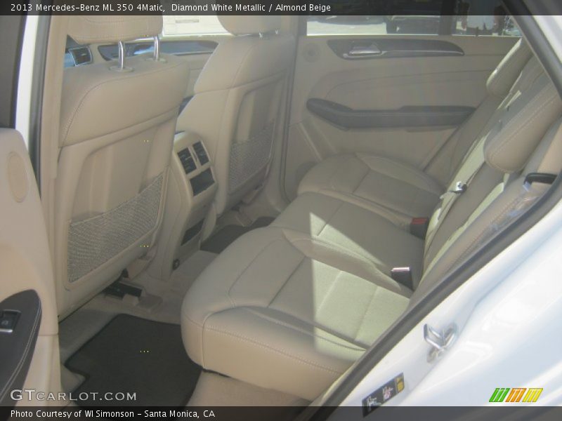 Diamond White Metallic / Almond Beige 2013 Mercedes-Benz ML 350 4Matic