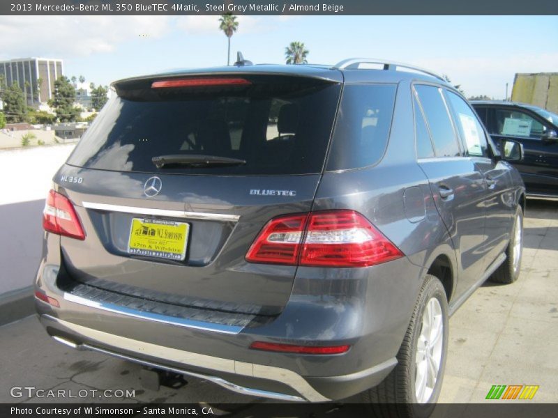 Steel Grey Metallic / Almond Beige 2013 Mercedes-Benz ML 350 BlueTEC 4Matic