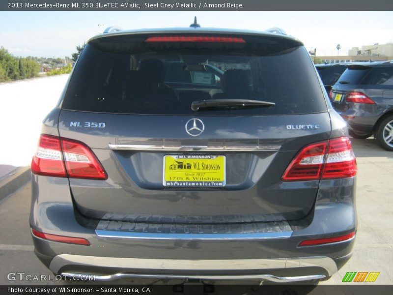 Steel Grey Metallic / Almond Beige 2013 Mercedes-Benz ML 350 BlueTEC 4Matic