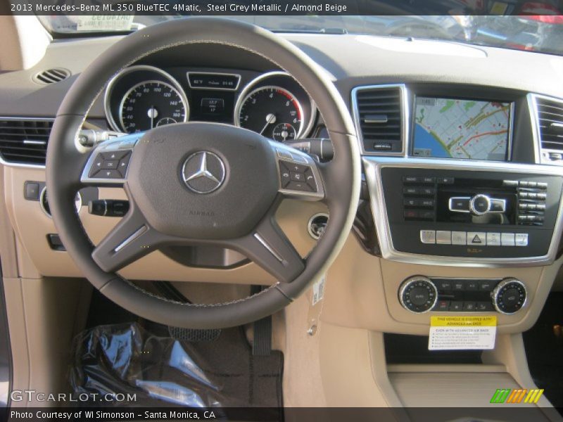 Steel Grey Metallic / Almond Beige 2013 Mercedes-Benz ML 350 BlueTEC 4Matic