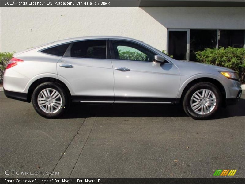 Alabaster Silver Metallic / Black 2013 Honda Crosstour EX