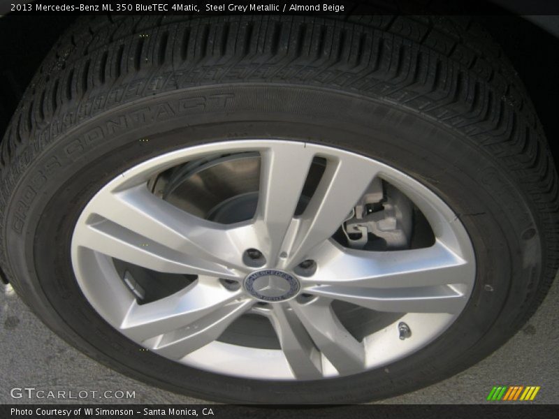 Steel Grey Metallic / Almond Beige 2013 Mercedes-Benz ML 350 BlueTEC 4Matic