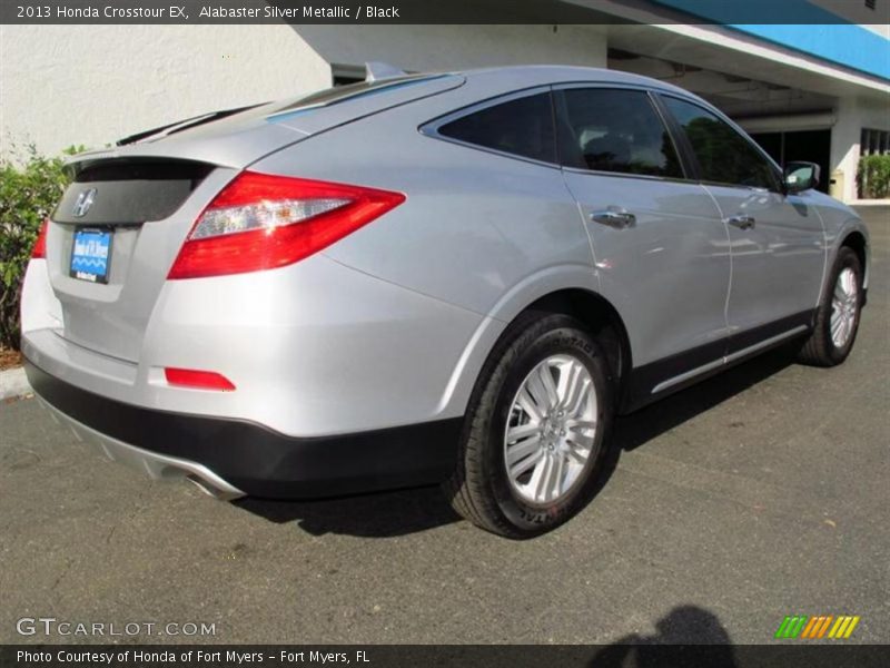 Alabaster Silver Metallic / Black 2013 Honda Crosstour EX