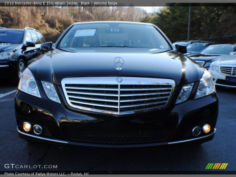 Black / Almond Beige 2010 Mercedes-Benz E 350 4Matic Sedan