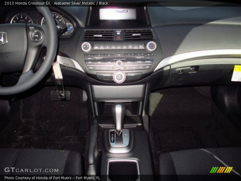 Alabaster Silver Metallic / Black 2013 Honda Crosstour EX